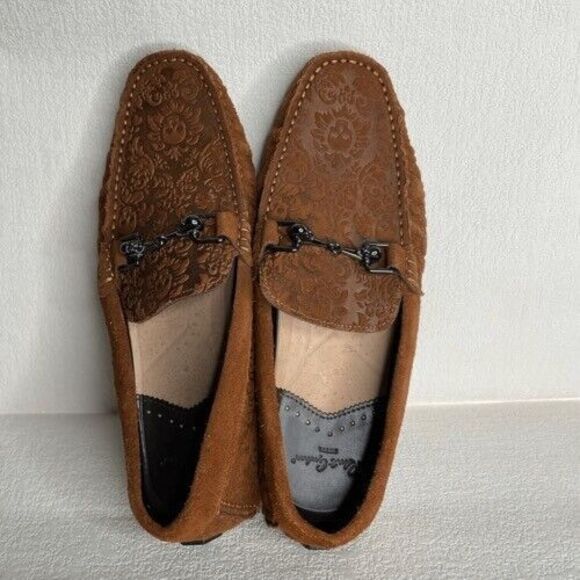Robert Graham Tequila Paisley Embossed Driving Loafers Moccasins Men Size 8 - Picture 9 of 15